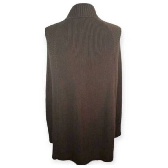 G.I.L.I. ARMY GREEN SWEATER CAPE W/BUTTONS SZ.XS/S EUC. - Picture 6 of 9